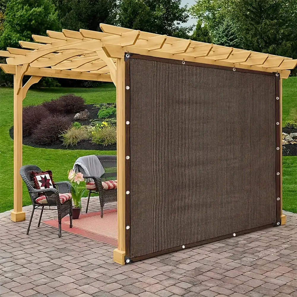 2x3m/3x4m Sunshade Net Rectangle HDPE Shade Trap with Grommets Shade Mesh Shade Canopy for Patio Backyard Lawn Garden
