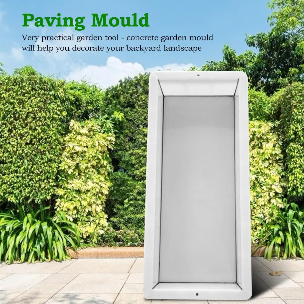 Garden Walk Pavement Mold DIY Manually Paving Cement Brick Stone Road Concrete Molds Path Maker Reusable DIY Manually Paving