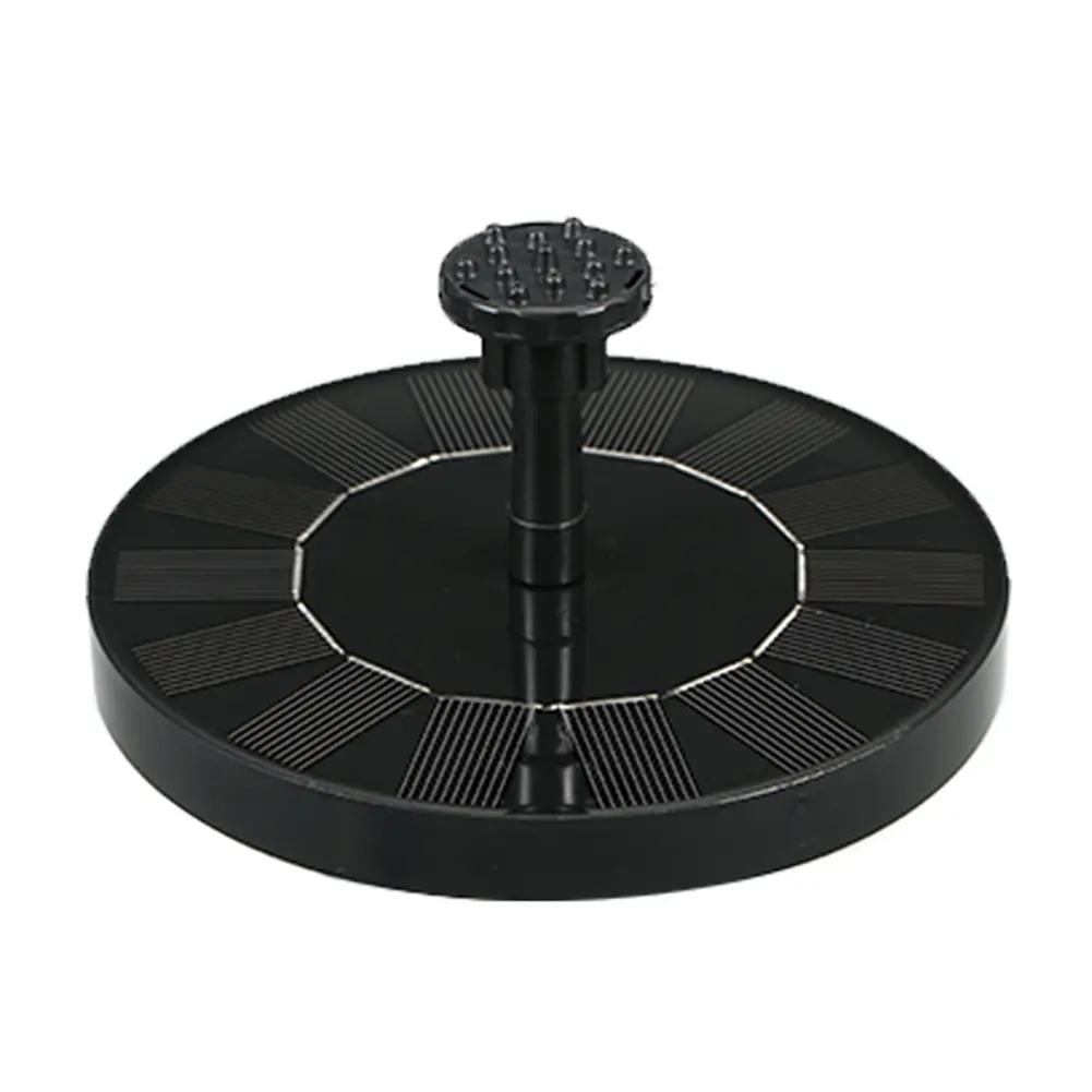Floating Solar Pump Fountain 7V/1W Solar Panel Powered Fountain with 6 Spray Heads for Pond Swimming Pool Outdoor Garden Decor