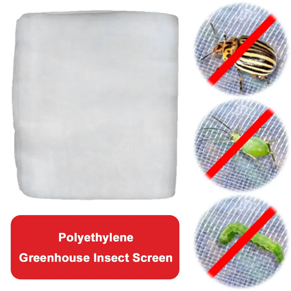 Garden Insect Netting Fine Mesh Thickened Garden Vegetable Protective Mesh Net Greenhouse Garden Vegetables Plant Protection