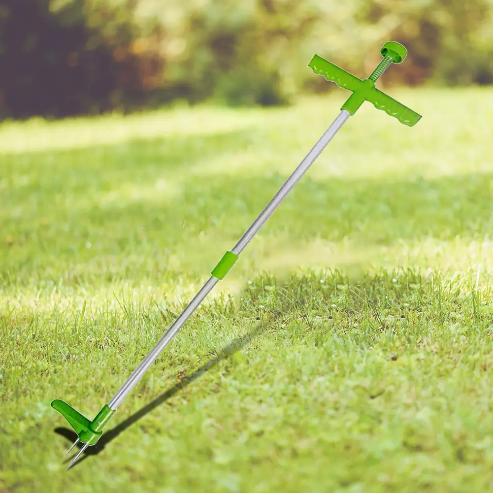 Easily Carrying Weed Remover Grass Root Pullers Weeder Long Handle Eco-friendly Tool for Garden Lawn Outdoor Yard