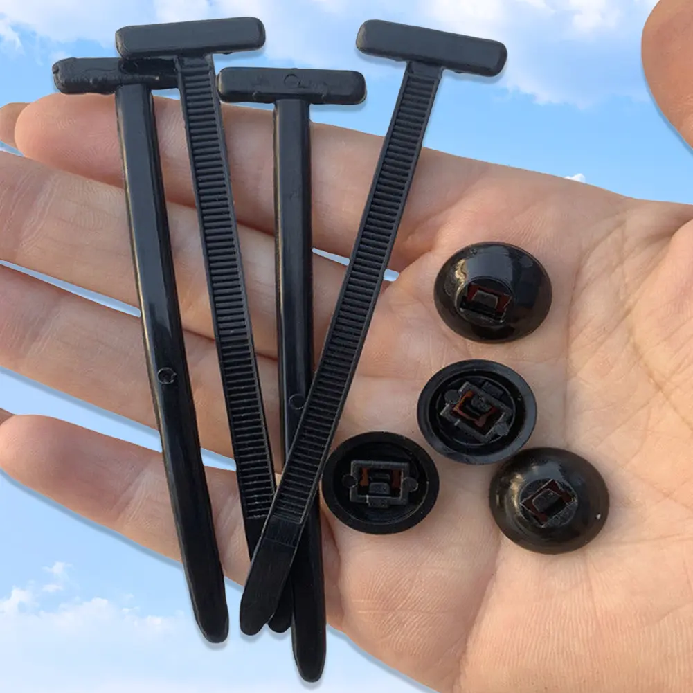 30-100PCS Nylon Universal Cable Tie Buckle Heavy Duty Self-Locking Nylon Zip Ties Holder UV Resistant Zipties for Garden Parts
