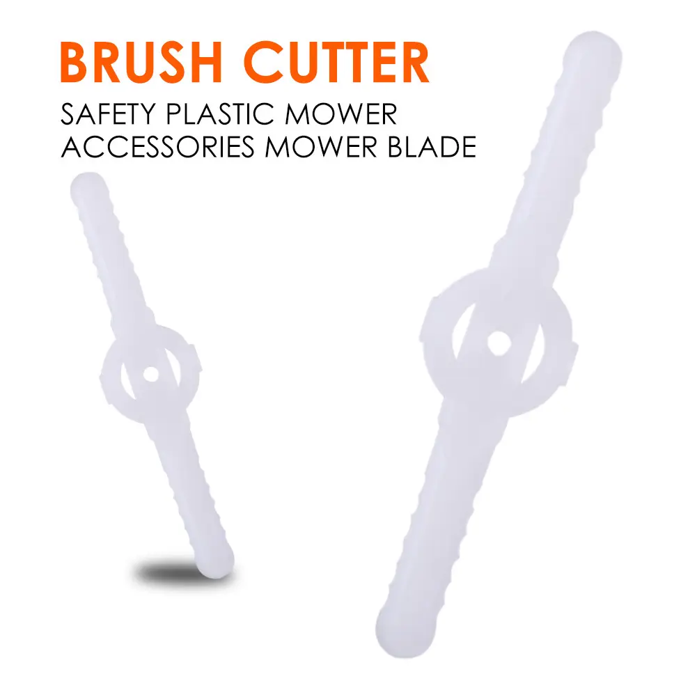 20-100PCS Plastic Cutter Blades For Garden Electric Cordless Grass Strimmer Tool Cutter Lawn Grass Mower Trimmer Spare Accessory