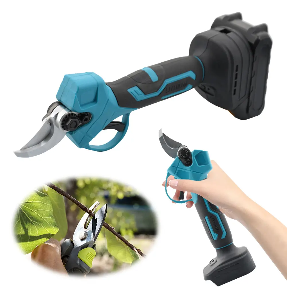 Brushless Electric Pruning Shears 18MM Cutting Diameter Fruit Tree Bonsai Pruner Power Pruner Garden Tool for Makita 21V Battery