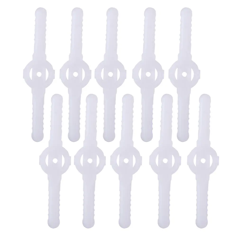 20-100PCS Plastic Cutter Blades For Garden Electric Cordless Grass Strimmer Tool Cutter Lawn Grass Mower Trimmer Spare Accessory