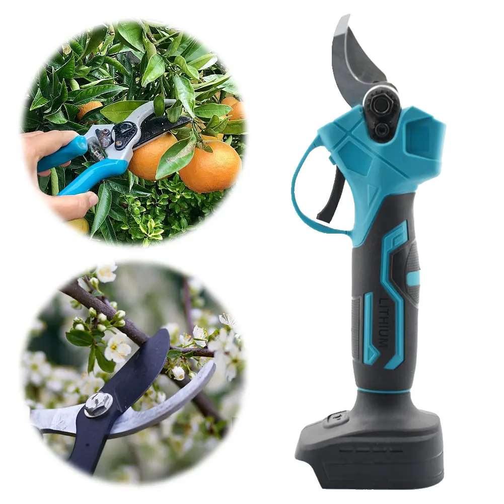 Brushless Electric Pruning Shears 18MM Cutting Diameter Fruit Tree Bonsai Pruner Power Pruner Garden Tool for Makita 21V Battery