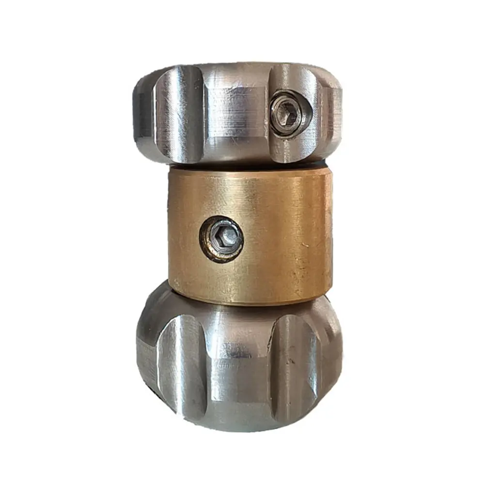 V-Hammer Rotopuls Vibration Nozzles Stainless Steel 3/8inch Jetter Sewer Dredging Nozzle Driver High Pressure Rotating Nozzle