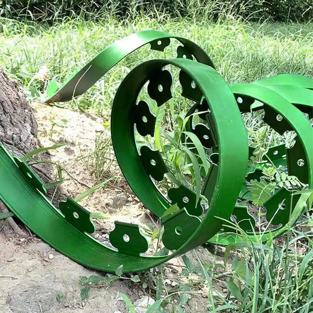 5M/10M Garden Plants Border Barrier Lawn Plastic Edging for Landscape Outdoors Courtyard Garden Decor Grass Stone Isolation Belt