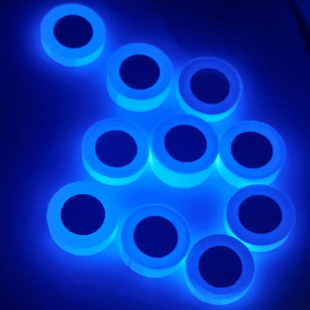 8-20PCS 1cmx300cm Waterproof Luminous Tapes Self Adhesive Warning Tapes Night Vision Glow in Dark Safety Home Garden Decoration