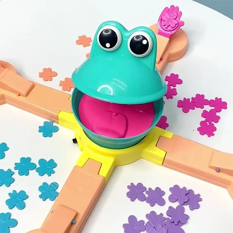 Hungry Frog Turtle Eat Beans Interactive Toy Multiplayer Educational Table Board Game Competitive Bean Ball Party Kid Toy Gift