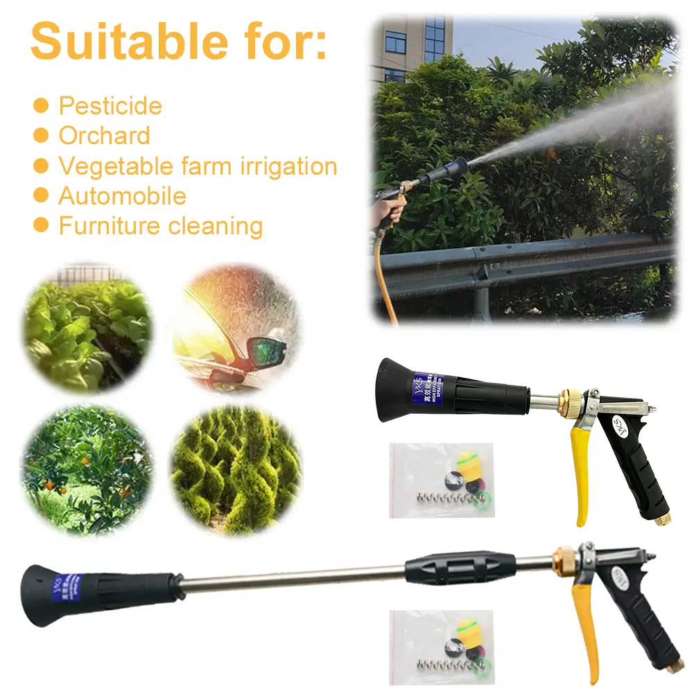 Spray Gun Up To 5.5GPM 400 PSI Agricultural Sprinkler Rotatable Garden Irrigation Sprayer Fruit Tree Irrigation Spray Gun