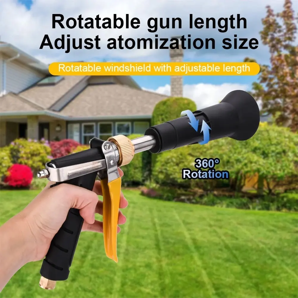 Spray Gun Up To 5.5GPM 400 PSI Agricultural Sprinkler Rotatable Garden Irrigation Sprayer Fruit Tree Irrigation Spray Gun