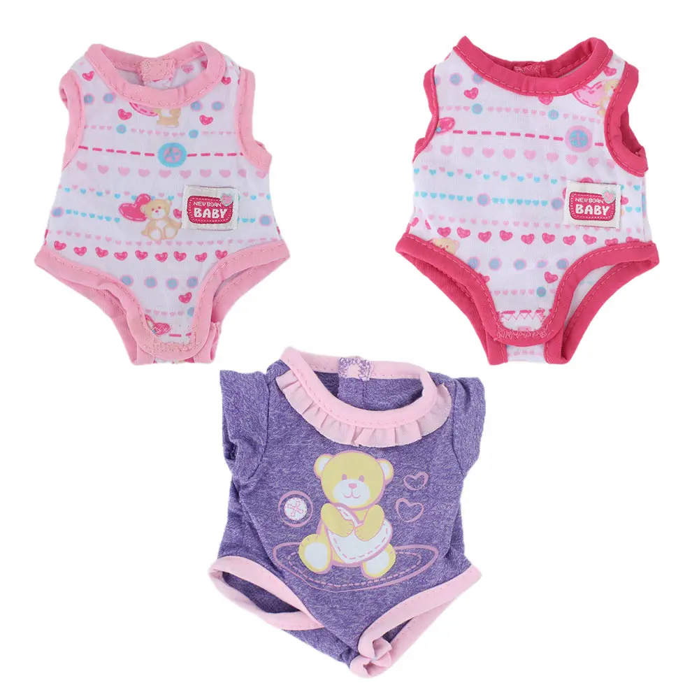 New Short Jumpsuit Fit for 28-30-32cm Baby Doll, 11-12-13inch Doll Clothing and Accessories, Doll DIY Toys