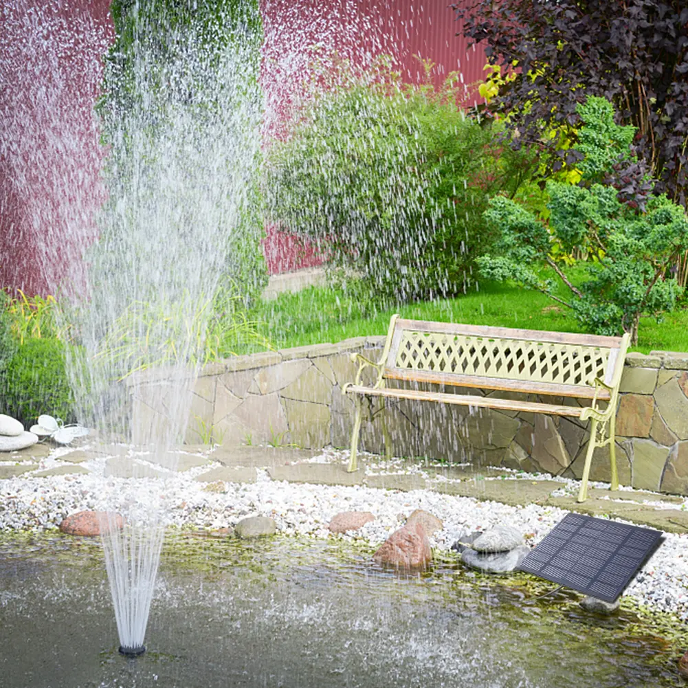 7V 200L/H PET Pump Aquarium Fish Tank Fountain Pool Solar Panel Water Pump Kits for Outdoor Traveling Supplies