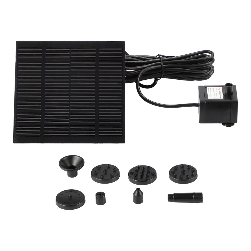7V 200L/H PET Pump Aquarium Fish Tank Fountain Pool Solar Panel Water Pump Kits for Outdoor Traveling Supplies