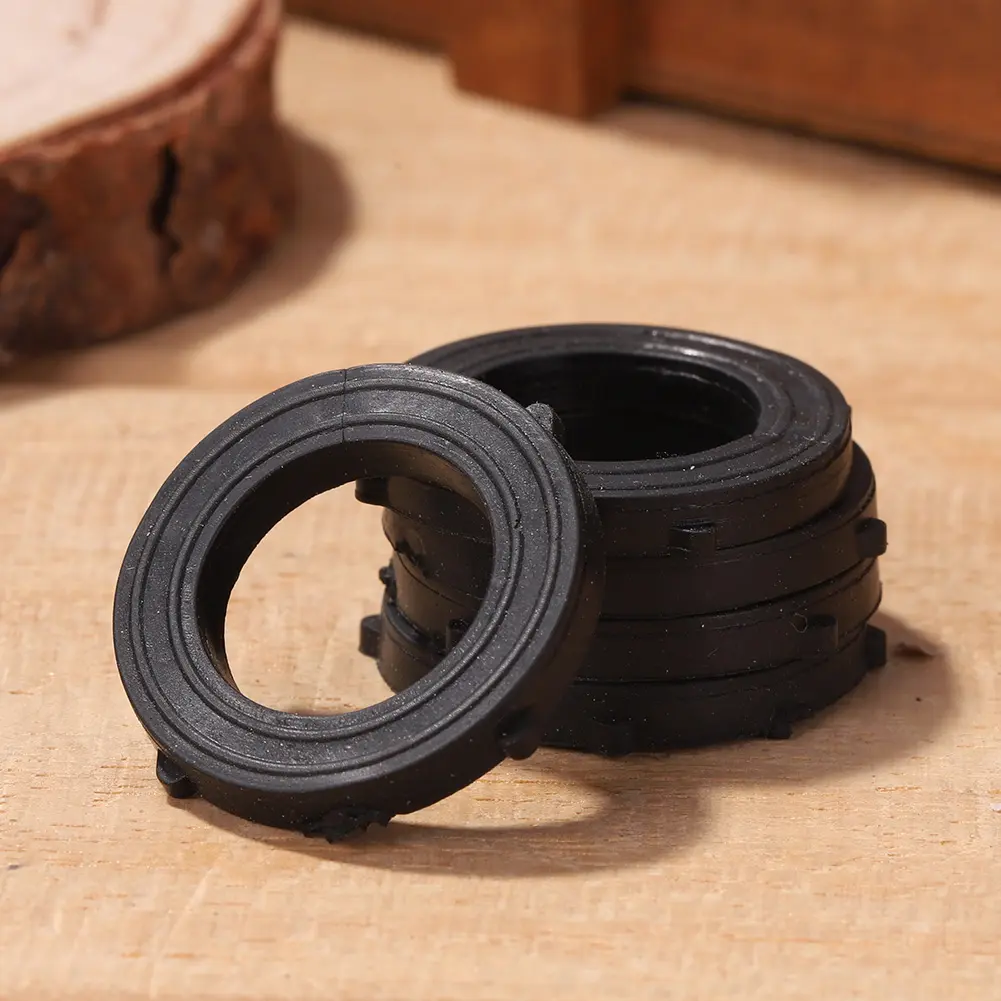 60-200PCS Garden Hose Washers Heavy Duty Rubber Gaskets Seals with Self Locking Tabs for 3/4 inch Garden Shower Hose Fittings