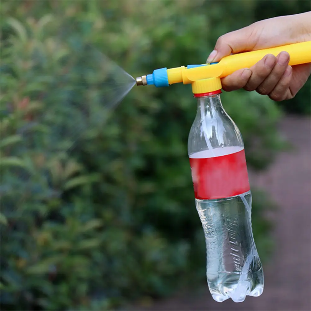 5-20PCS Manual High Pressure Air Pump Sprayer Adjustable Drink Bottle Spray Head Nozzle Garden Watering Sprayer Cleaning Tools