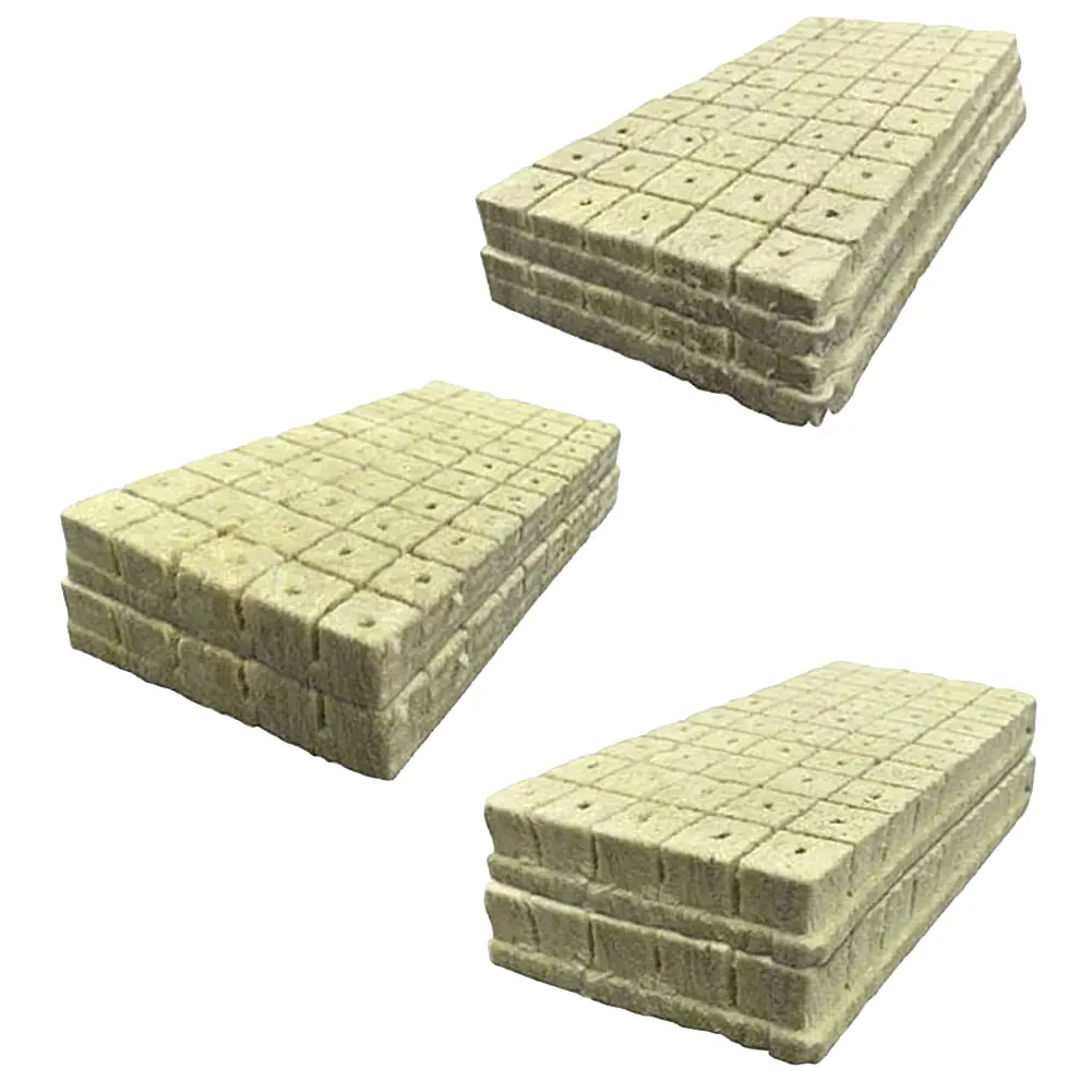 100pcs Hydroponics Seed Seedling Grow Block Multipurpose Ventilative Starter Plugs Strong Water Absorption for Plant Propagation