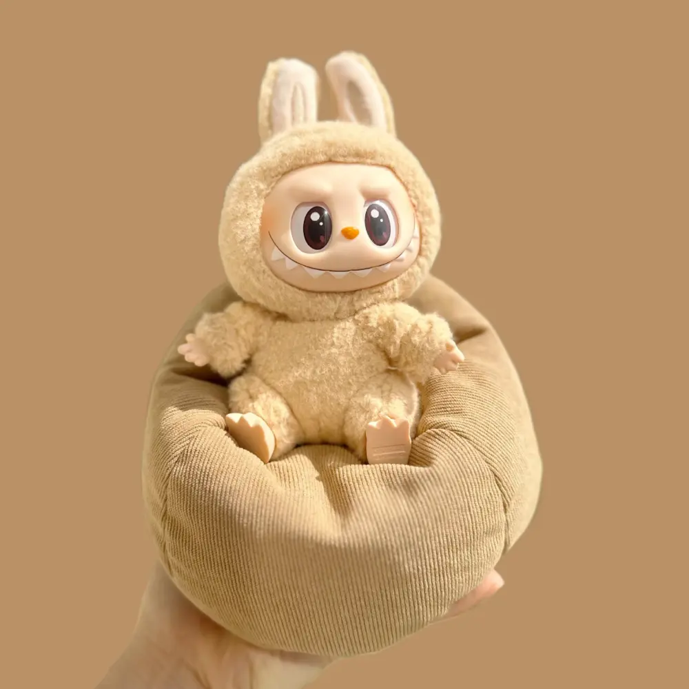 For V2 V3 Labubu Accessories Clothes Designer Suitable 17CM Doll Kawaii Mini Sofa Bed Birthday Gift Toys