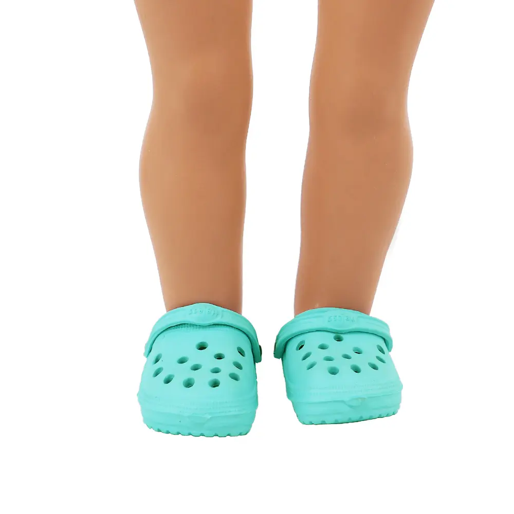 Doll Shoes Summer Sandals for 18inch Girl American&43 Cm Baby New Born Doll Accessories,Our Generation Kawaii Shoes Slipper Toys