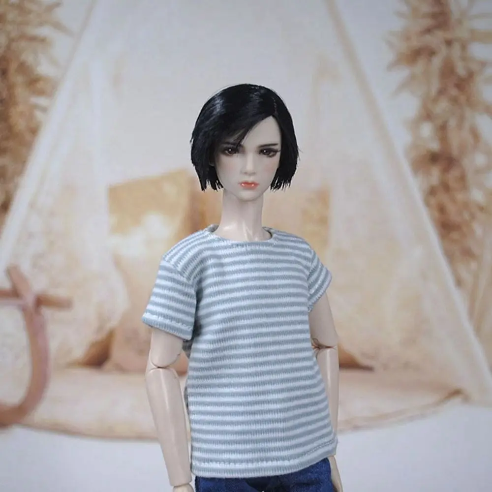 Doll Fashion T-Shirt Clothes for 1/6 BJD DD SD10 Doll for 30cm Male Fashion Male Clothes Shirt Kids DIY Doll Toys Accessories