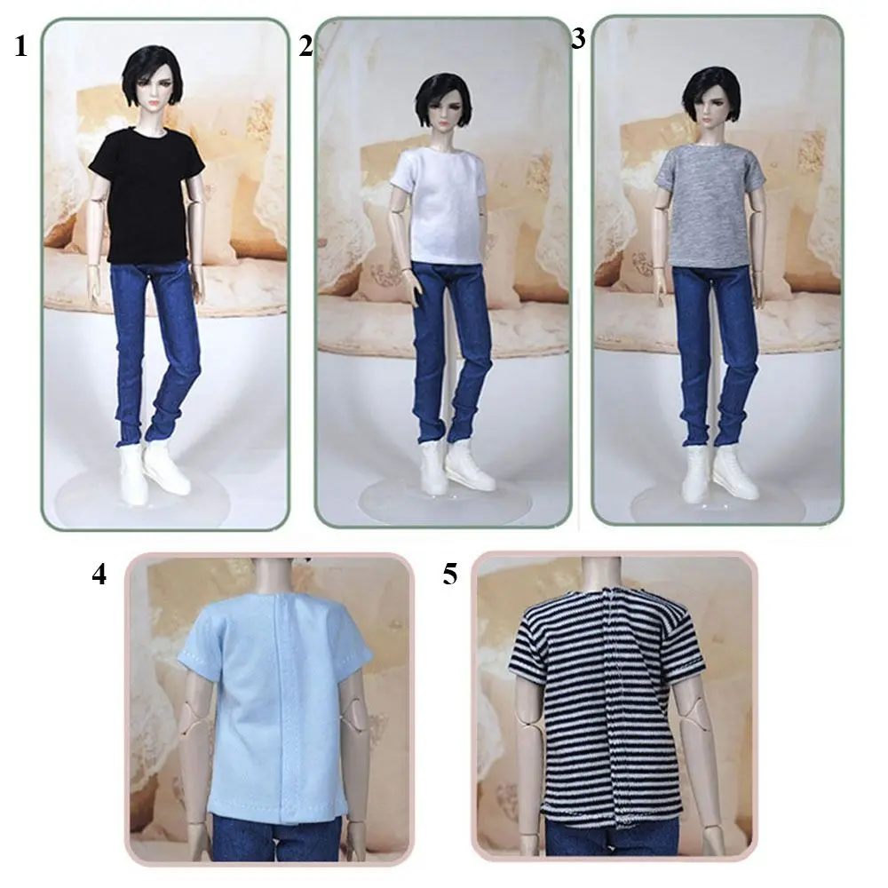 Doll Fashion T-Shirt Clothes for 1/6 BJD DD SD10 Doll for 30cm Male Fashion Male Clothes Shirt Kids DIY Doll Toys Accessories