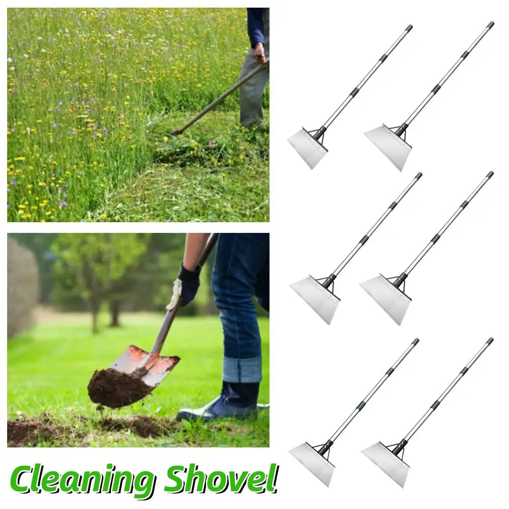 21/23/25/27/30/38cm Flat Shovel Snow Shovel Ice Scraper Ice Shovel Garden Scraper Shovel for Lawn Edging Driveway Weeding Tool