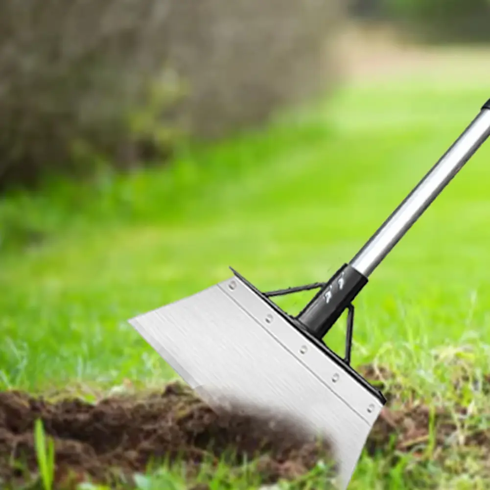21/23/25/27/30/38cm Flat Shovel Snow Shovel Ice Scraper Ice Shovel Garden Scraper Shovel for Lawn Edging Driveway Weeding Tool