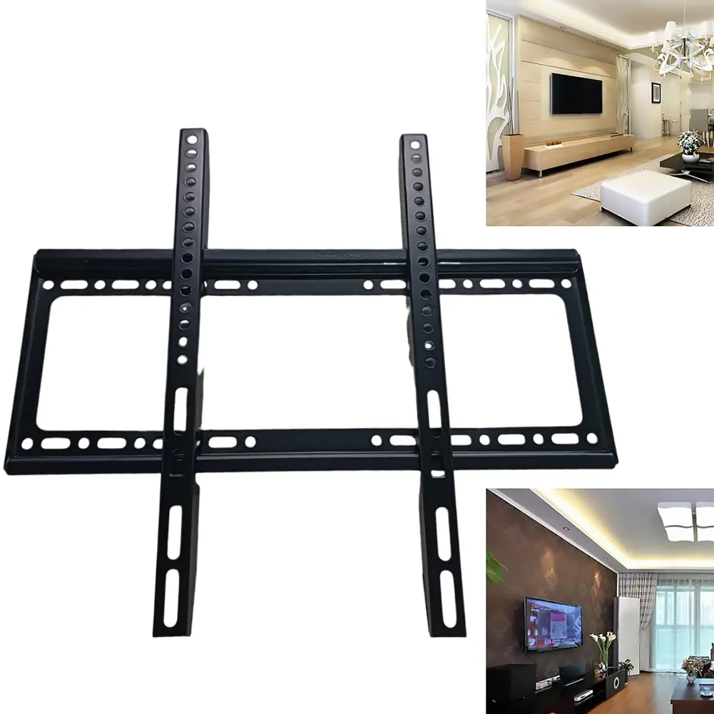 26-63inch TV Support Mount Universal Television Mounting Holder with Level Low Profile Flat TV Wall Mount for LCD LED TV Screen