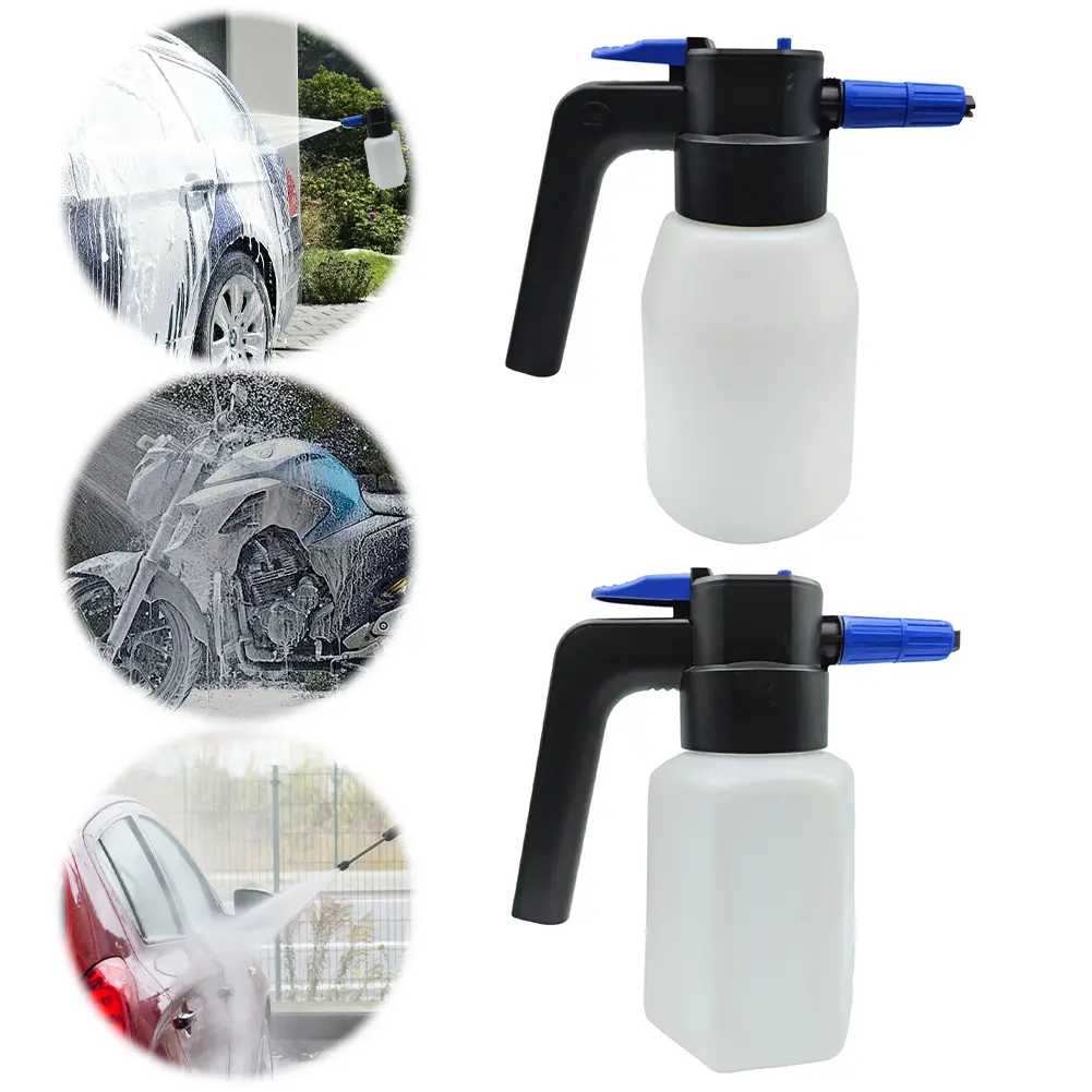 1.5L Electric Car Washing Foam Spray Pot Electric Car Wash Spray Bottle Car Clean Washer Sprayer for Car Wash Home Cleaning
