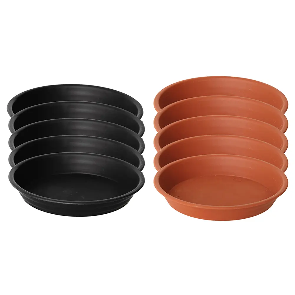 5Pcs Flower Pot Saucers Diameter 28cm Indoor Plant Pot Tray Round Flower Pot Trays for Garden Balcony Flower Pots Accessories