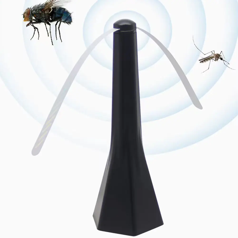 Fly Repellent Fan Battery Powered Automatic Fly Destroyer Multifunctional Household Pest Repellent Fan for Kitchen Table