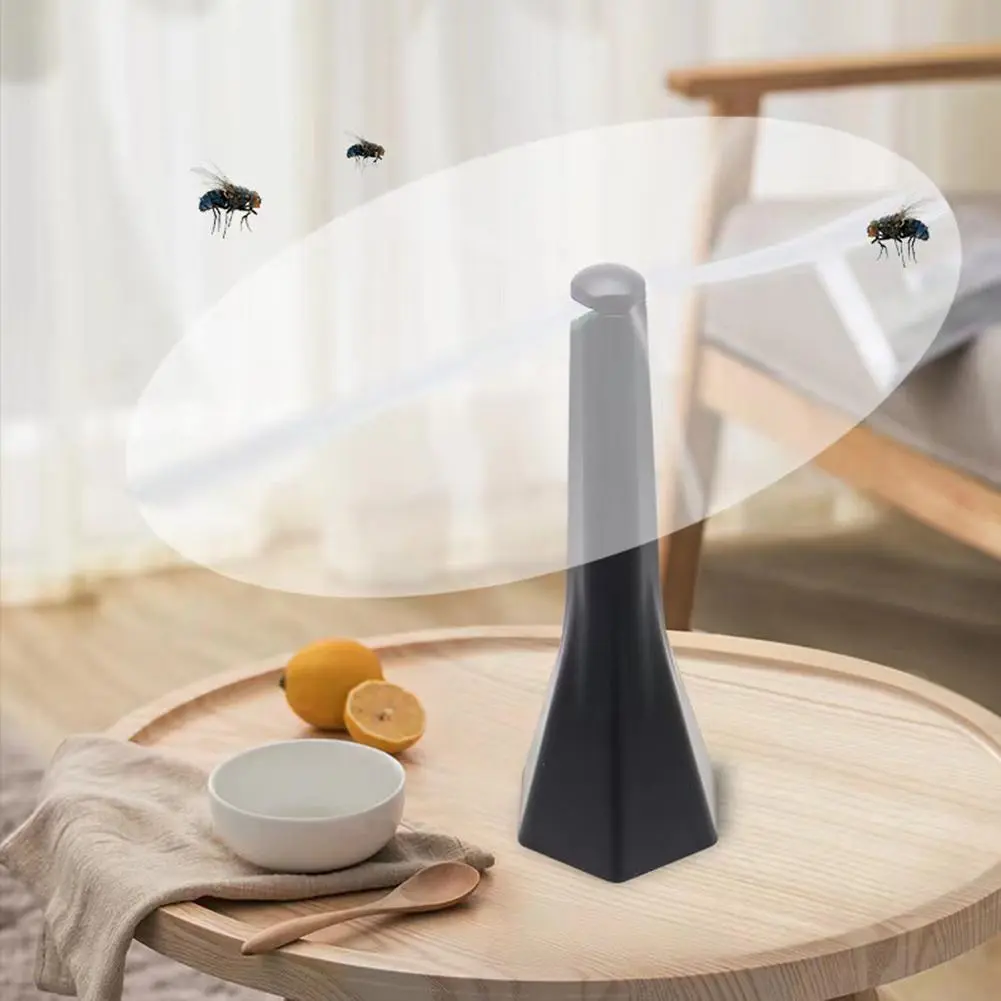 Fly Repellent Fan Battery Powered Automatic Fly Destroyer Multifunctional Household Pest Repellent Fan for Kitchen Table
