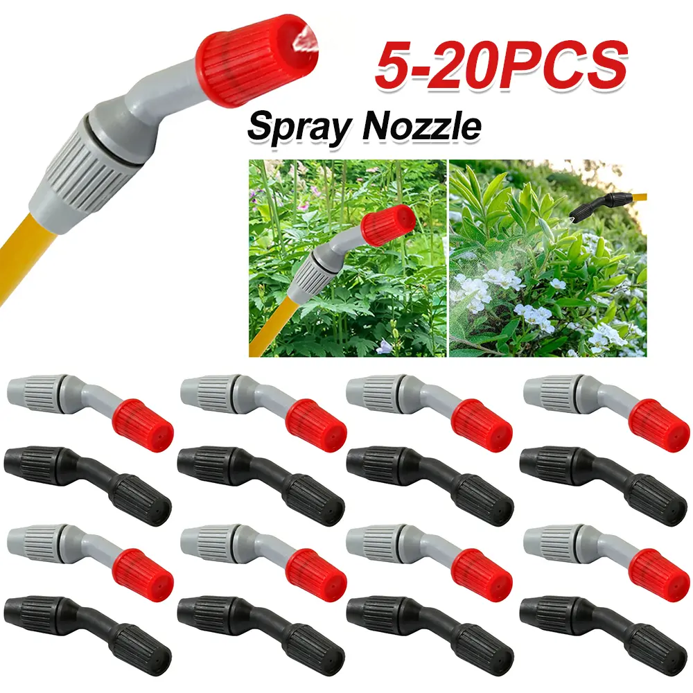 5-20PCS Ajustable Spray Nozzle Rust Proof Garden Irrigation Dripper Self Garden Mist Sprinkler for Sprayer Lance Replacement