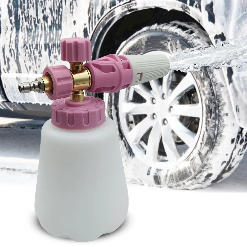 1L Pressure Washer Gun with 1/4 Inch Quick Connector High Pressure Snow Foam Lance Professional Snow Foam Lance for Car Wash