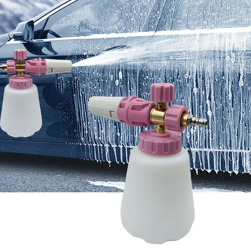 1L Pressure Washer Gun with 1/4 Inch Quick Connector High Pressure Snow Foam Lance Professional Snow Foam Lance for Car Wash
