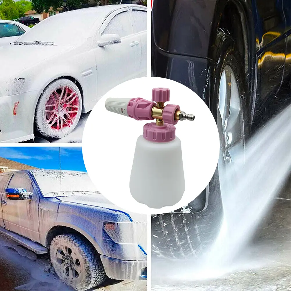 1L Pressure Washer Gun with 1/4 Inch Quick Connector High Pressure Snow Foam Lance Professional Snow Foam Lance for Car Wash