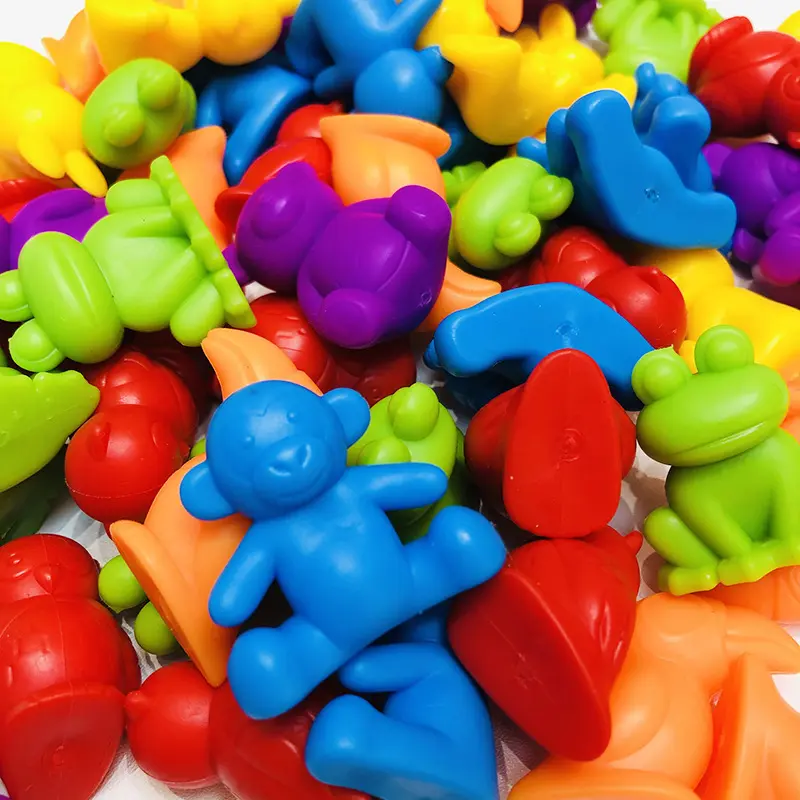 Kid Rainbow Matching Game Animal Cognition Rainbow Color Sort Fine Motor Training  Montessori  Sensory Education Puzzle Toy Gift