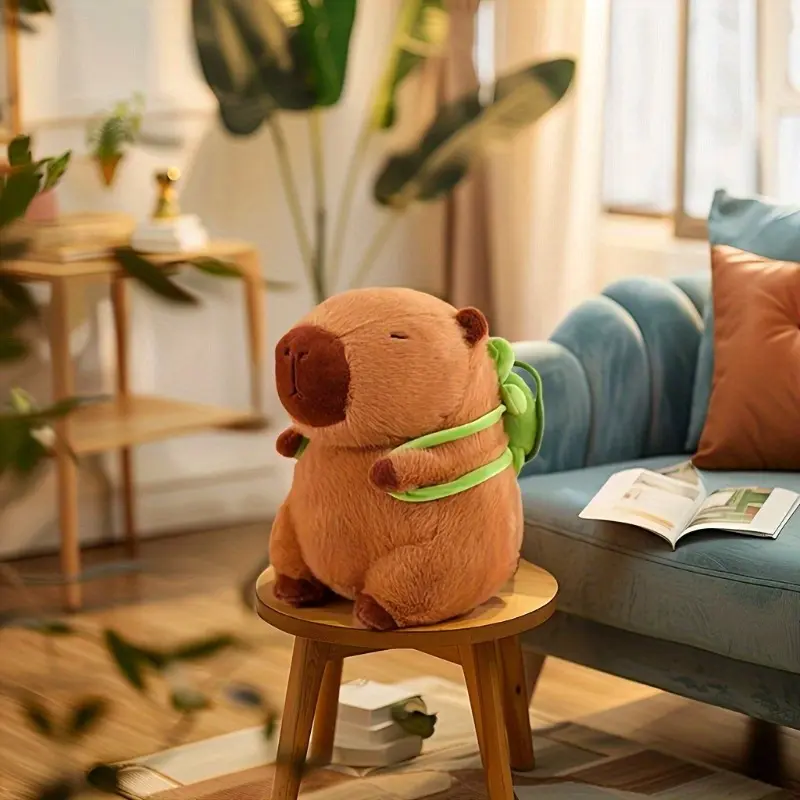 Capybara Plush Series, Summer Themed Capybara Plush Toy, Capibara Anime Fluffty Toy Stuffed SoftChristmas Thanksgiving Gift