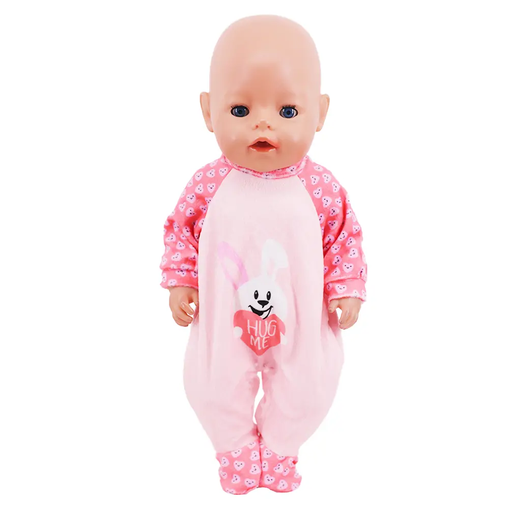 Clothes For Doll Baby Top Pant Overcoat Doll Accessoires 18Inch American&43Cm Reborn Baby Doll Pop Girl Toys Our Generation Gift