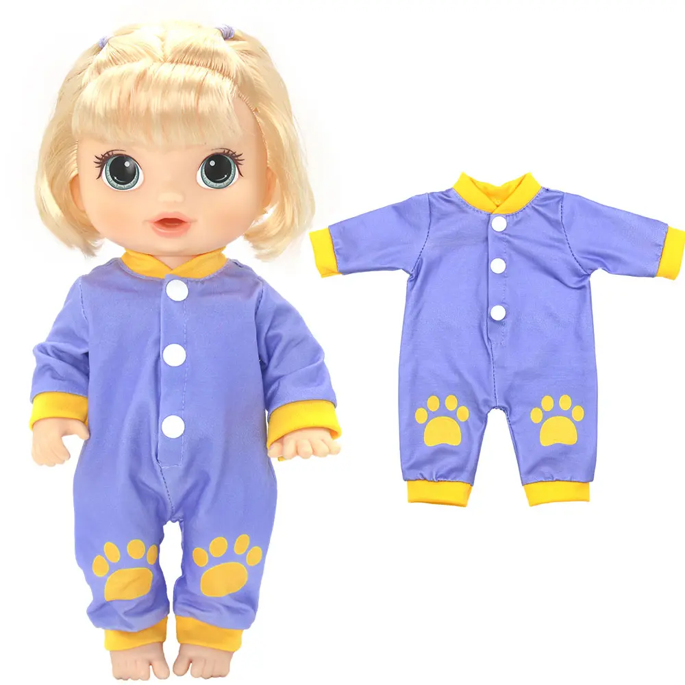 2022  Doll clothes  for 12 Inch 30CM  baby alive Toys Crawling Doll accessories.