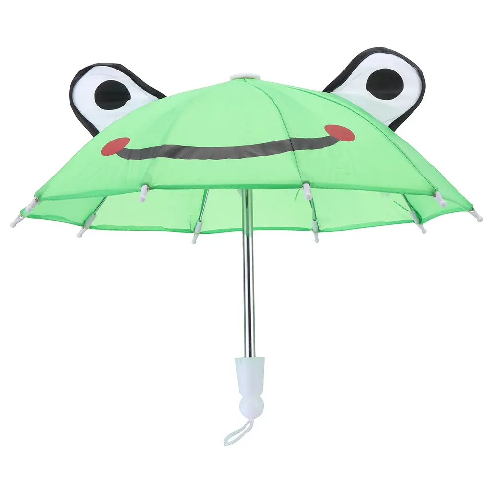1PC Cute Cartoon Mini Doll Umbrella Rain Gear For 18 Inch & 43cm Baby Doll Decoration Accessories Children's Umbrella Toys Gifts