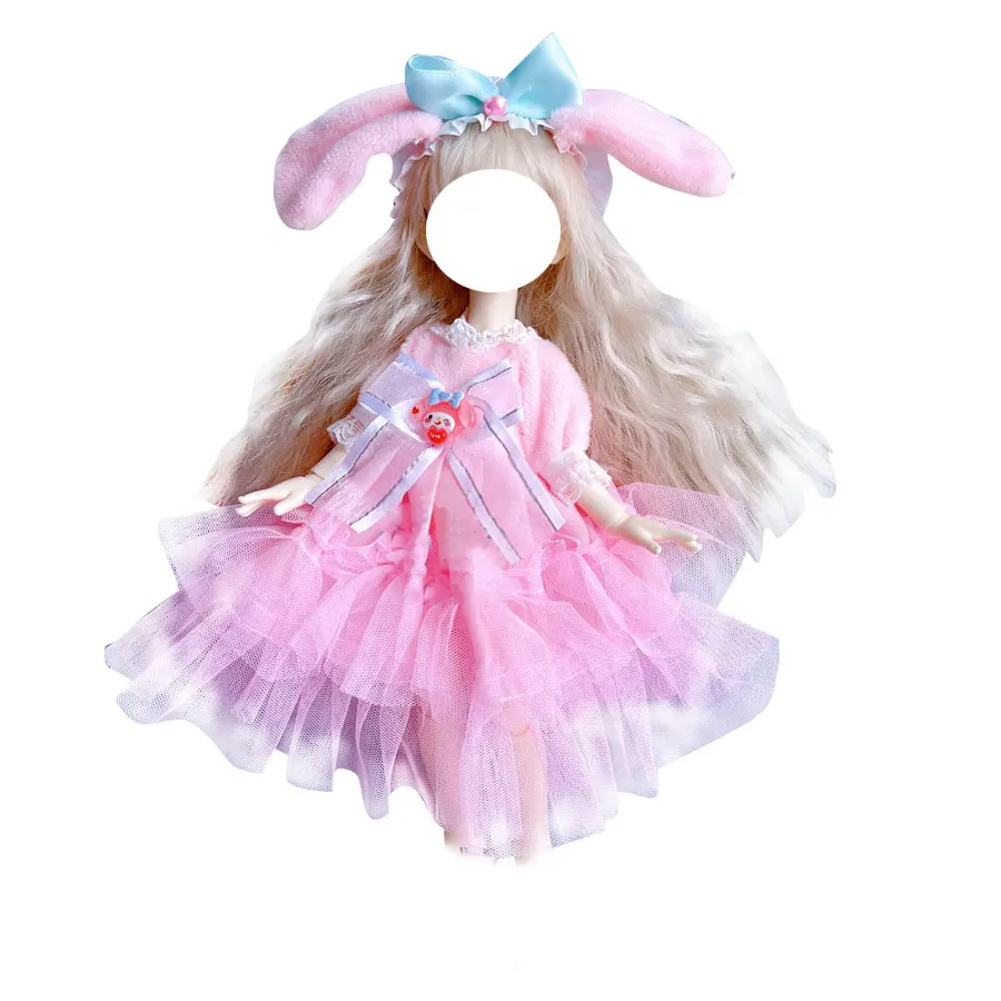 Cute Dress Jk Uniform Clothes for 30 cm 1/6 Bjd Byte Doll DIY Dress Up Clothing  Skirt Fashion Casual Suit Socks Toy Accessories