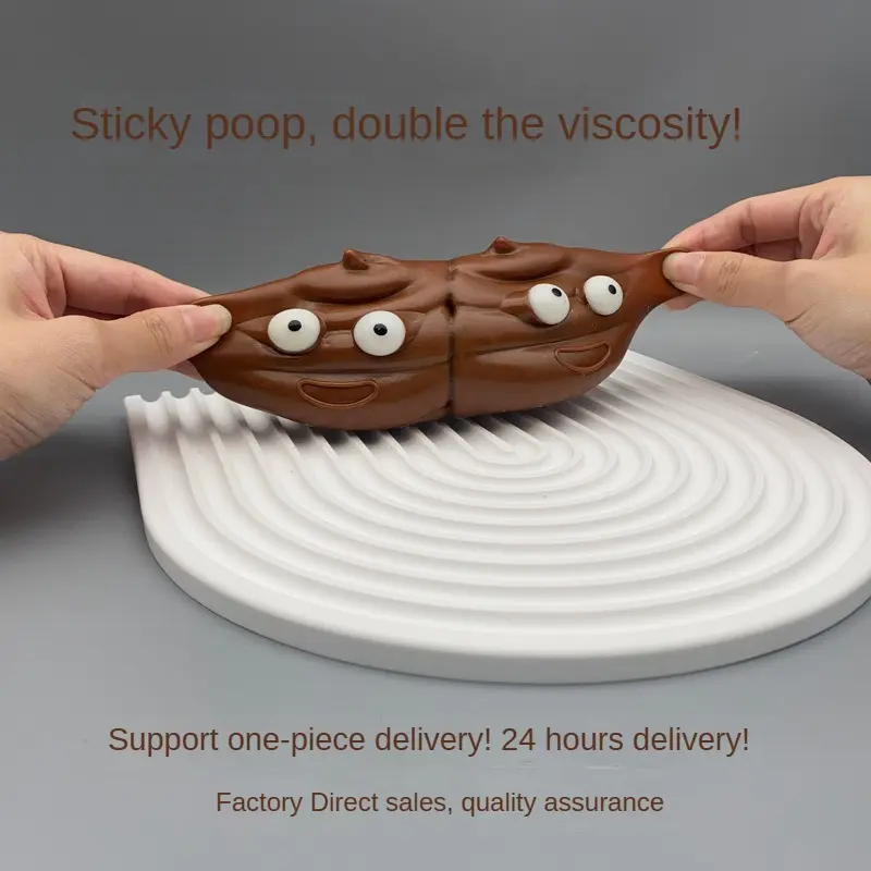 Squeeze Fidget Toy, - Stress Relief Toys, Squeeze Shit - Autism/ADHD Cheese Wedge Toy Make Funny Prank Toys