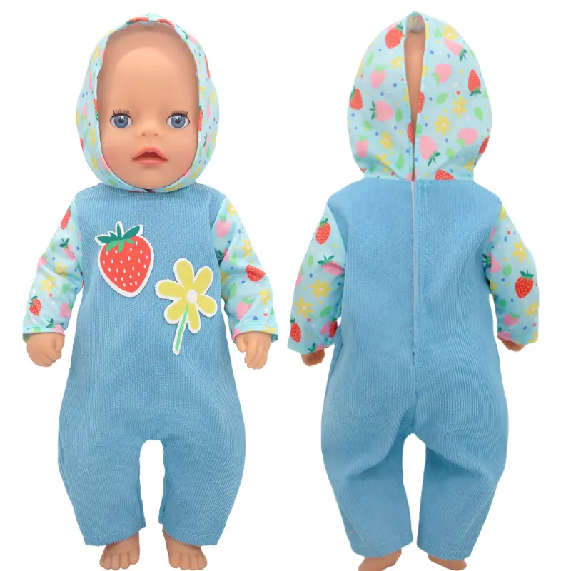 36cm Reborn Baby Doll Clothes 14 Inch Doll Outfit Rompers Toys Wears