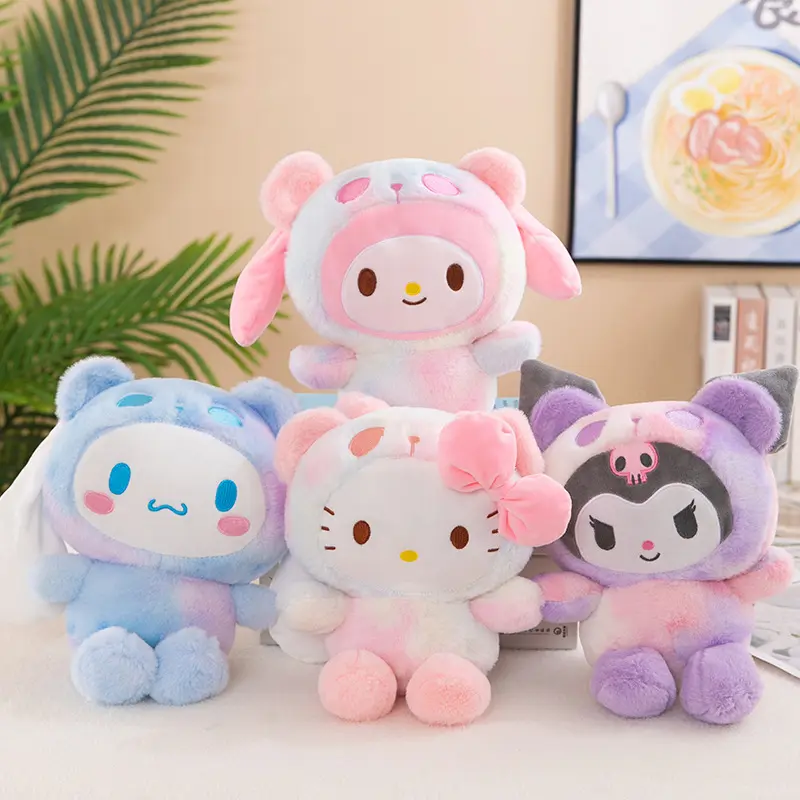 22/40cm Sanrio Anime Toys Kawaii Kuromi My melody Cinnamorol Plush Soft Stuffed Sanriod Animals Doll Plushie Children's Gift