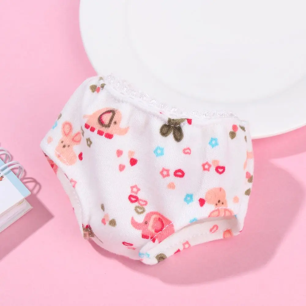 30-60CM Doll Clothes Lace Cotton Briefs Cute Ob11 Doll Underpants Suitable For 1/12 1/6 1/4 1/3 Dolls Accessories Kids Toys