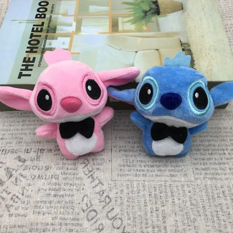 Disney Lilo and Stitch Plush Doll Toy Bouquet Stitch Animal Stuffed Keychains Pendant Girl Kids Birthday Christmas Gifts