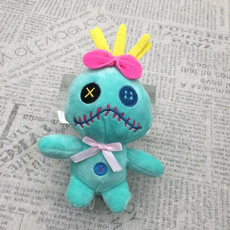 Disney Lilo and Stitch Plush Doll Toy Bouquet Stitch Animal Stuffed Keychains Pendant Girl Kids Birthday Christmas Gifts