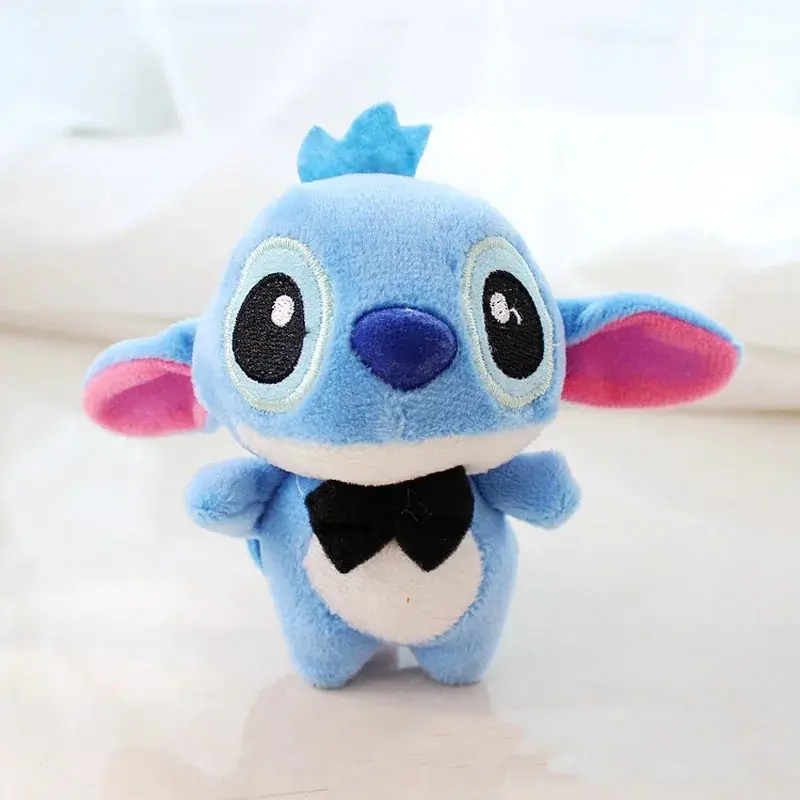 Disney Lilo and Stitch Plush Doll Toy Bouquet Stitch Animal Stuffed Keychains Pendant Girl Kids Birthday Christmas Gifts